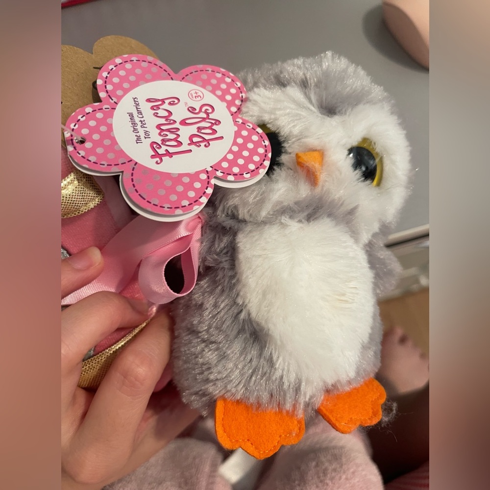 Aurora® Fashionable Fancy Pals™ Peek-A-Boo Owl Stuffed Animal